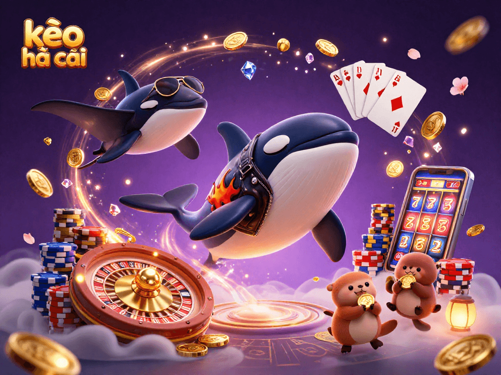 Experience exhilarating moments with kèo nhà cái in this vibrant 3D casino scene packed with action.