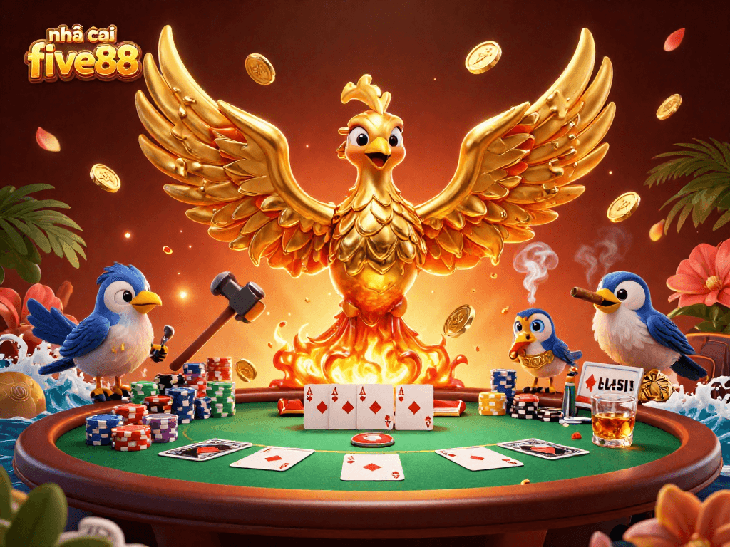 Experience gaming with nhà cái five88 through vibrant poker action and golden winning rewards.
