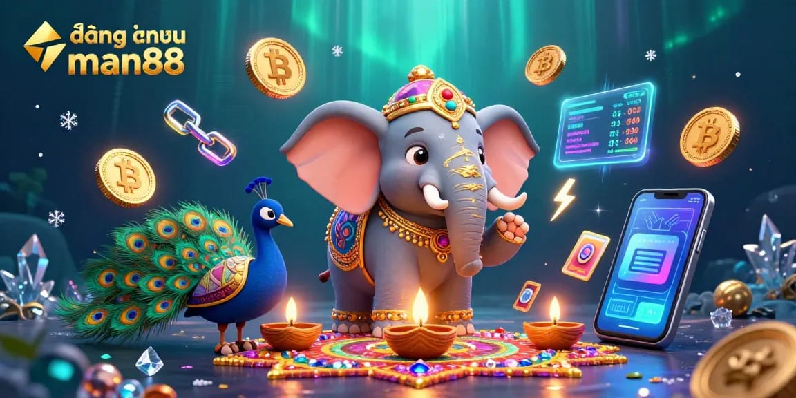 Engage with the exciting world of đăng nhập man88, showcasing vibrant casino elements and crypto designs.