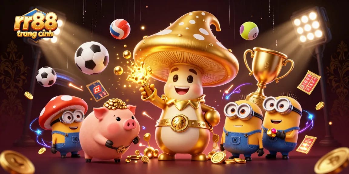 Join the excitement at rr88 trang chính with vibrant gambling activities featuring magical characters and dynamic sports elements.