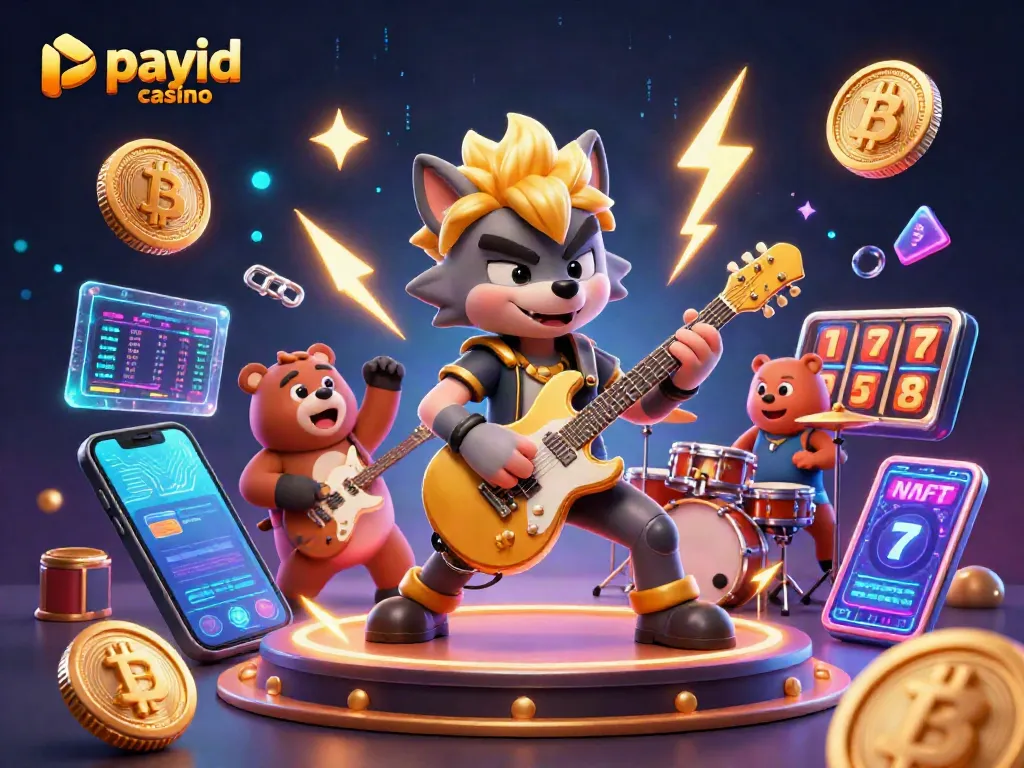 Experience the excitement of a payid casino with vibrant characters and dynamic gaming elements.