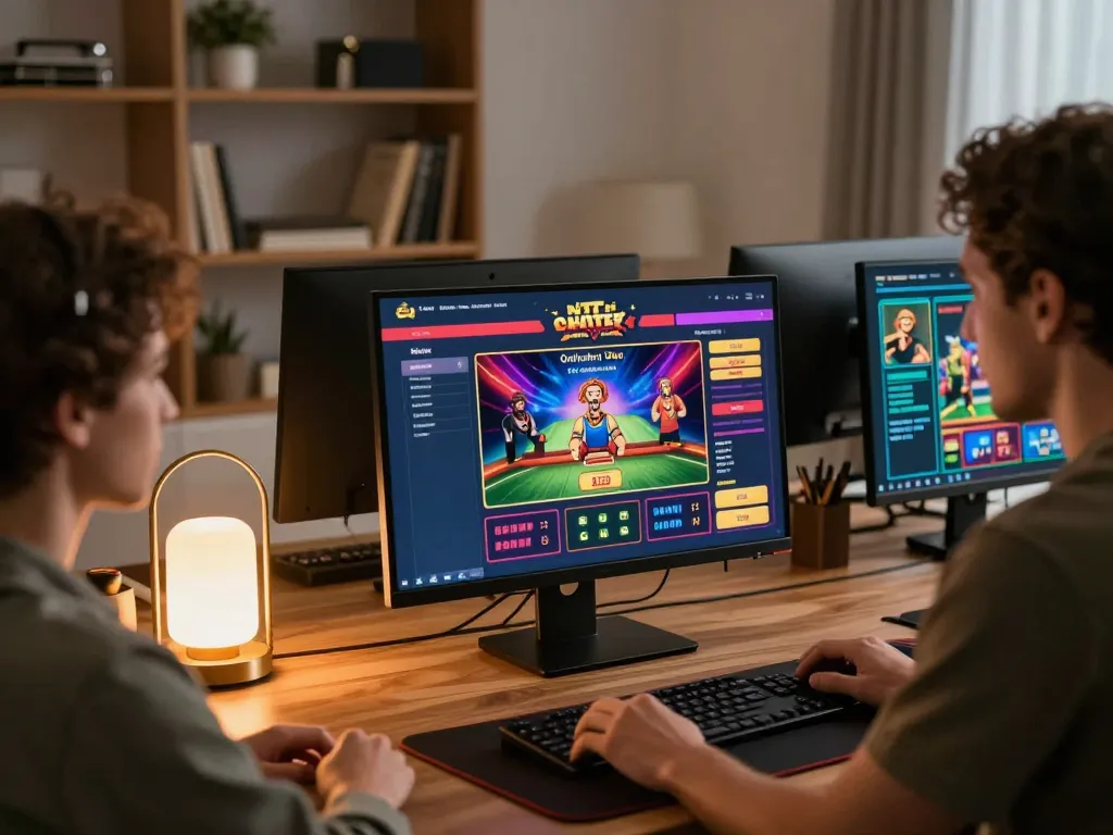 Playing online casino games at home with interface from https://rr88.navy/ featuring vibrant gaming options.