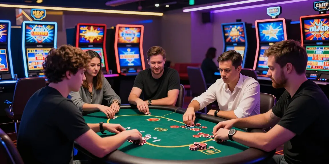 Players enjoying casino games at CM88's vibrant online gaming environment, showcasing thrill and engagement.