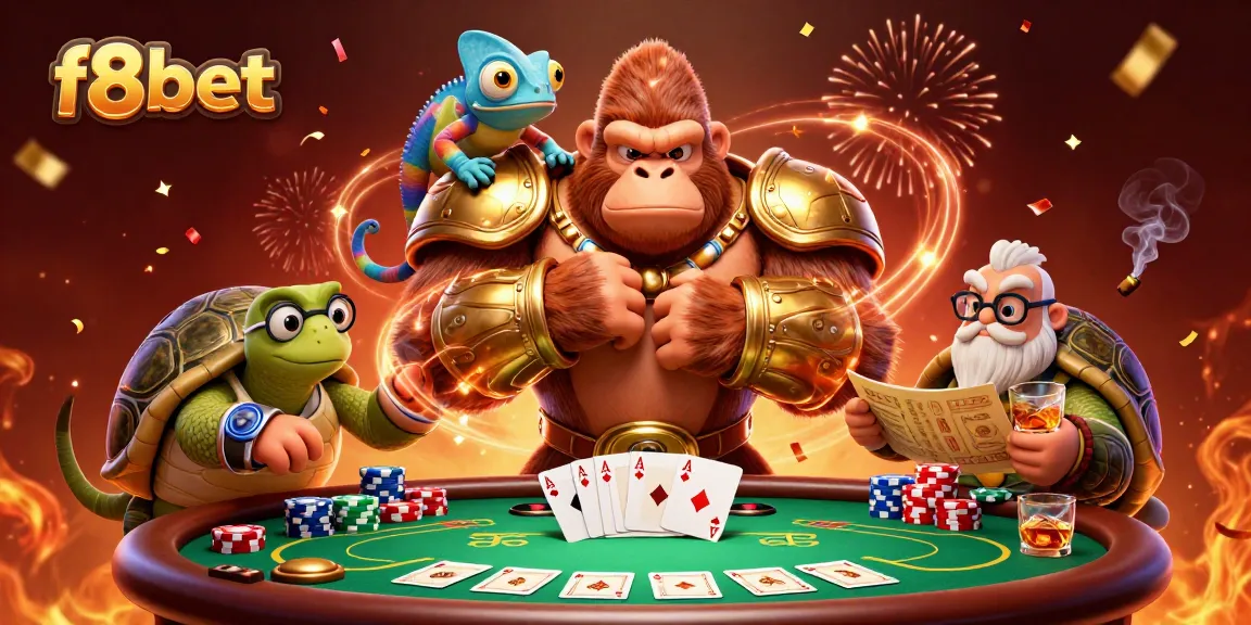 Experience the thrilling action of f8bet with engaging 3D casino elements and vibrant characters.