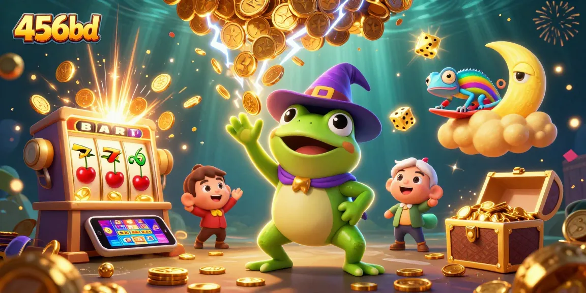 Experience thrilling jackpots at 456bd with a vibrant storm of coins and casino excitement!
