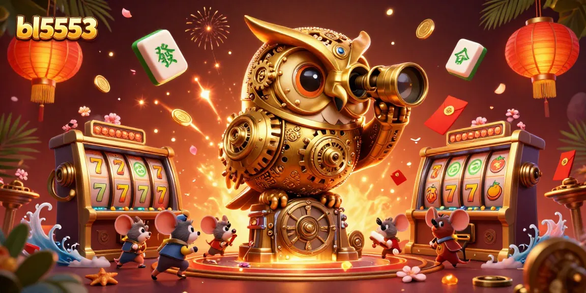 Engage in exciting gameplay at bl5553, featuring a vibrant casino scene with thrilling slot variations.