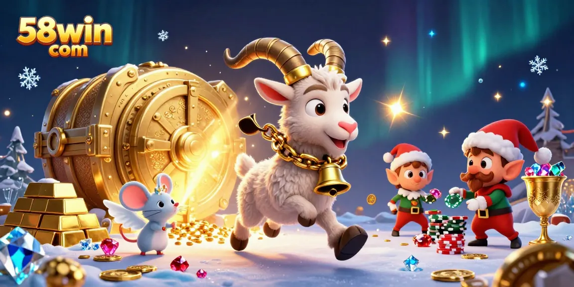 Engage in thrilling gameplay at 58win com with vibrant characters in a festive casino setting.